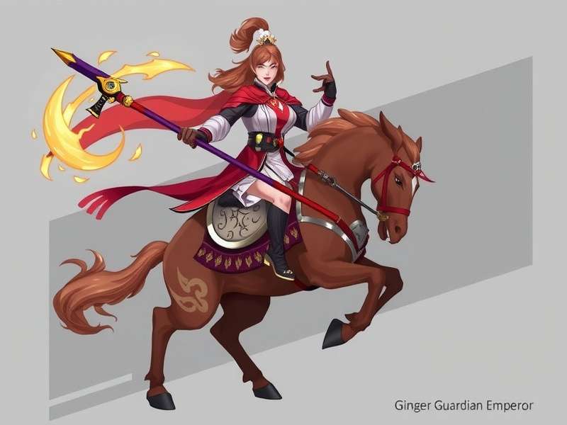 Ginger Guardian Emperor future updates showing concept art for mounts and family system